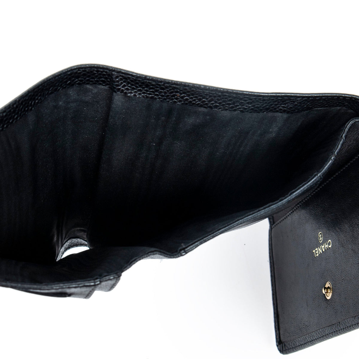 Timeless CC Flap Wallet Caviar Long