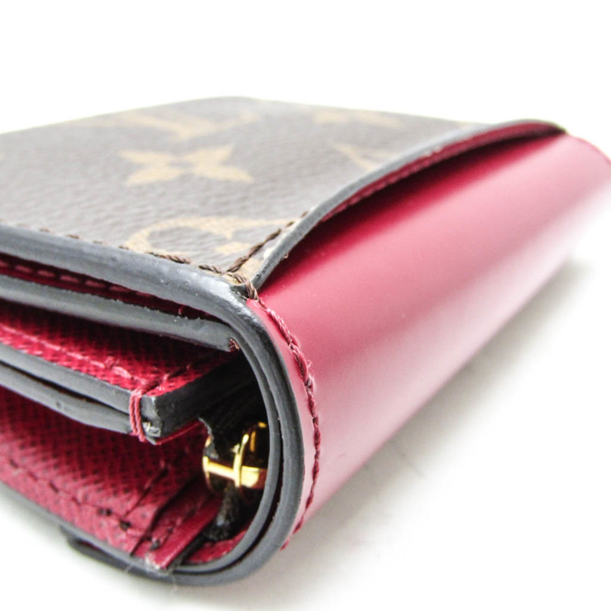 Zoe Wallet Monogram Canvas and Leather