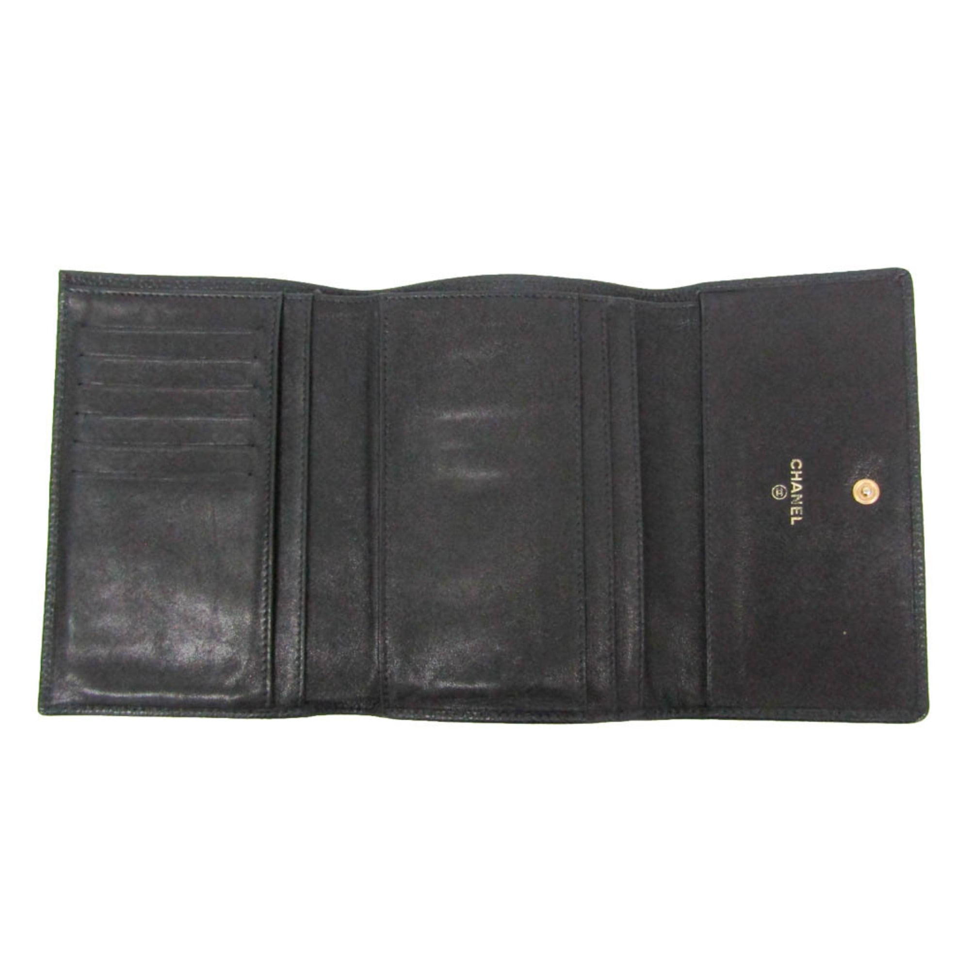 Timeless CC Flap Wallet Caviar Small