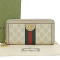Ophidia Zip Around Wallet GG Coated Canvas