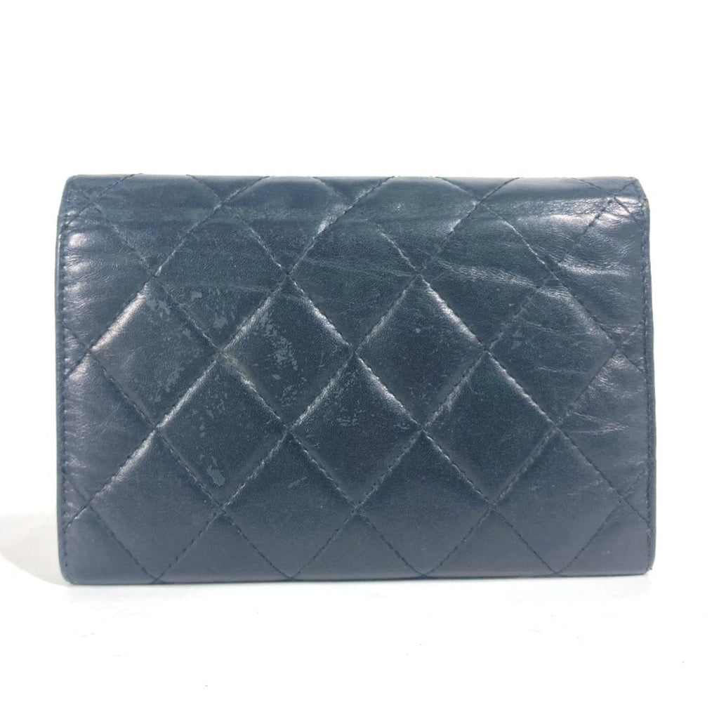 Cambon Bifold Wallet Quilted Lambskin Long