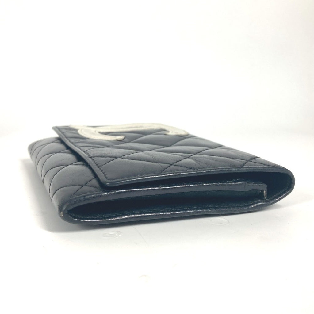 Cambon Bifold Wallet Quilted Lambskin Long