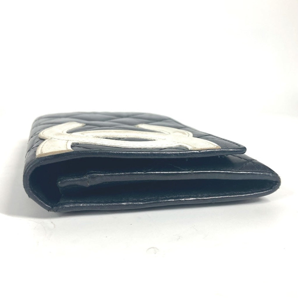 Cambon Bifold Wallet Quilted Lambskin Long