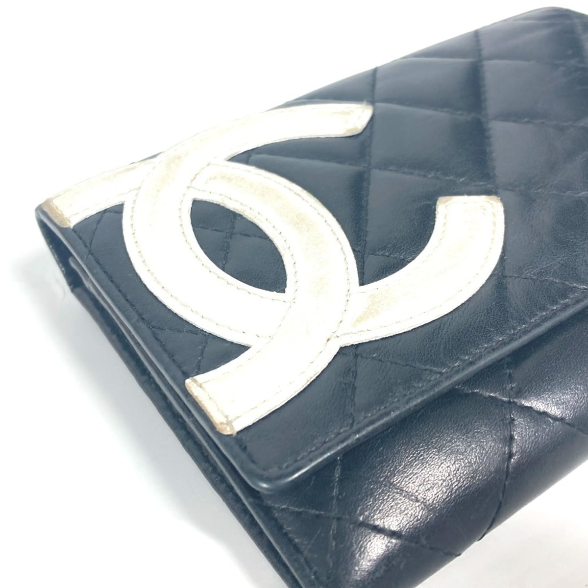 Cambon Bifold Wallet Quilted Lambskin Long