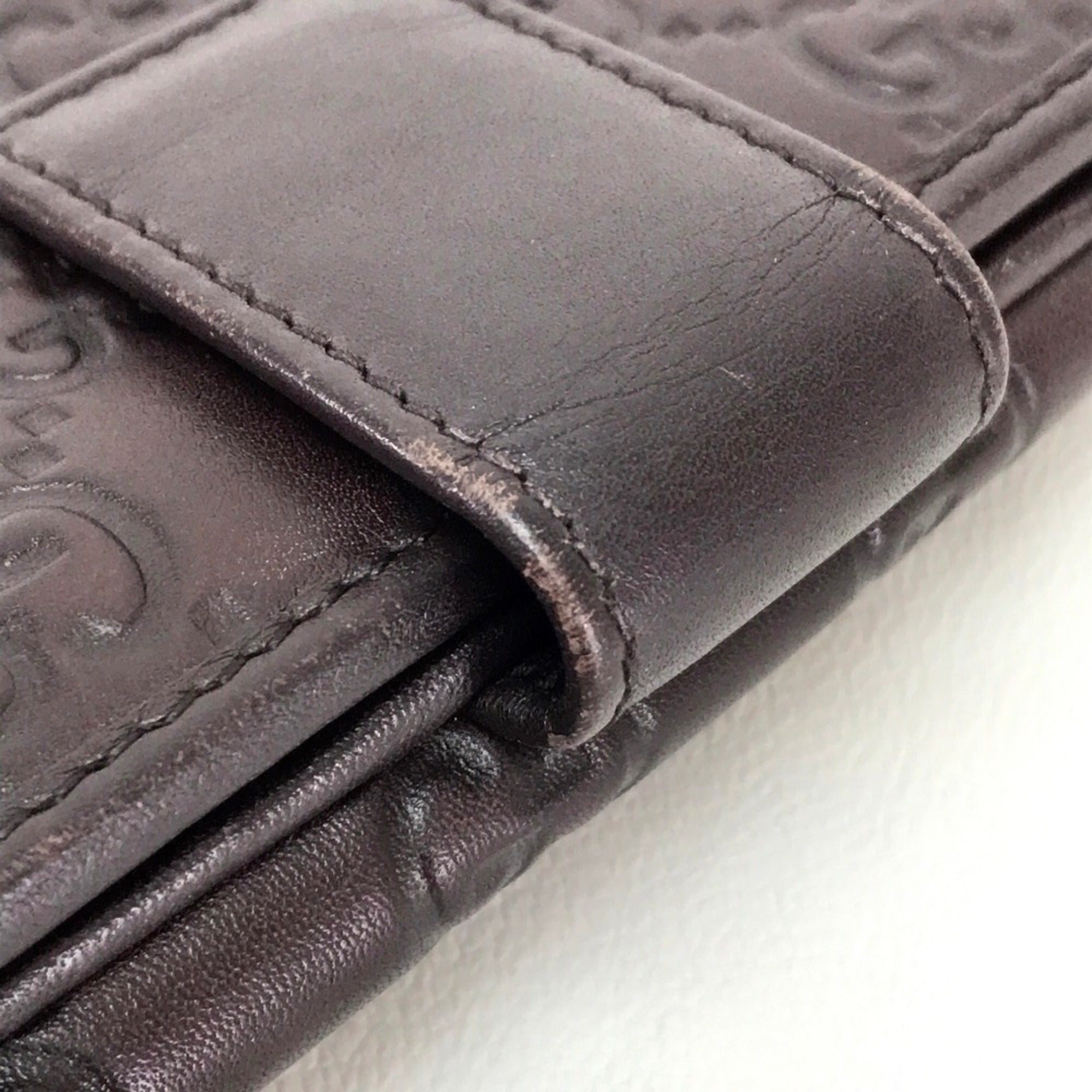 Bow Continental Wallet Guccissima Leather