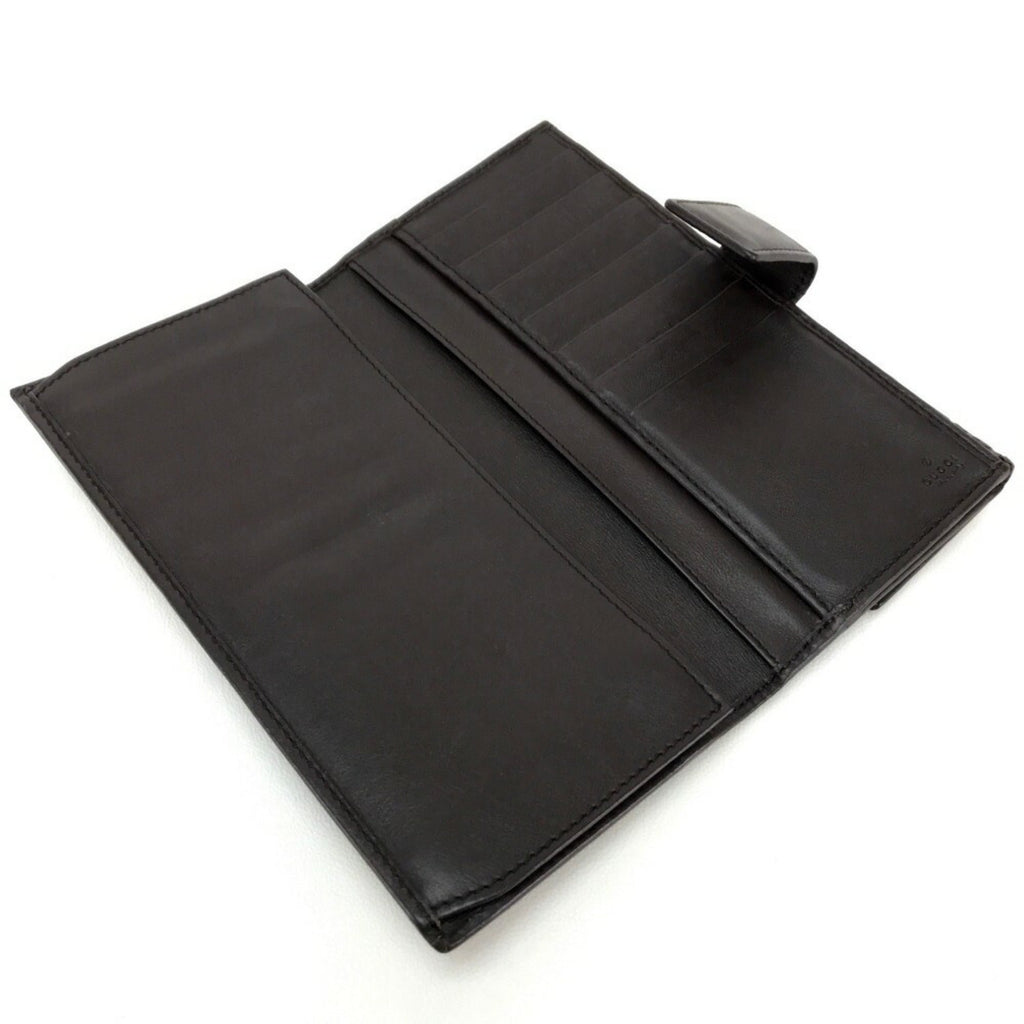 Bow Continental Wallet Guccissima Leather