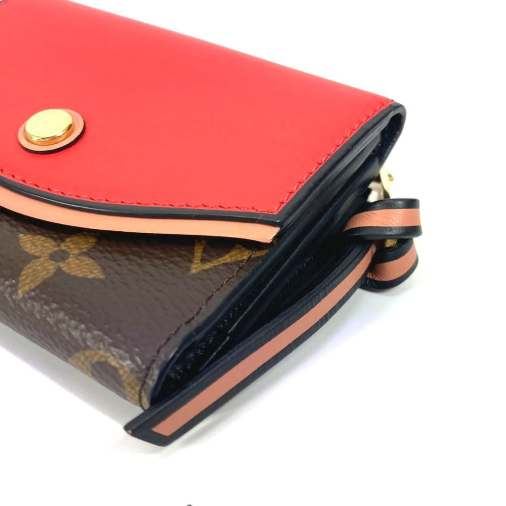 Sarah Tuileries Wallet Monogram Canvas and Leather