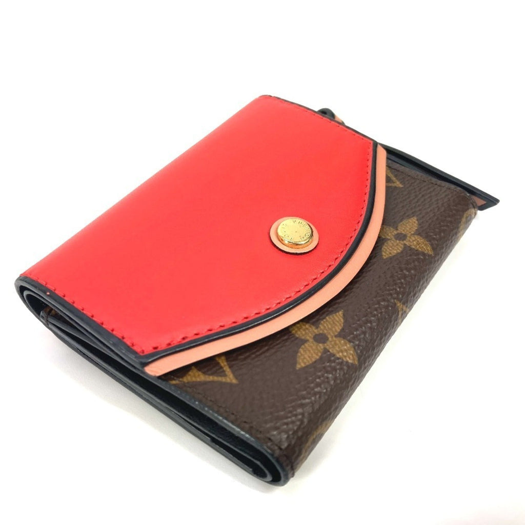 Sarah Tuileries Wallet Monogram Canvas and Leather