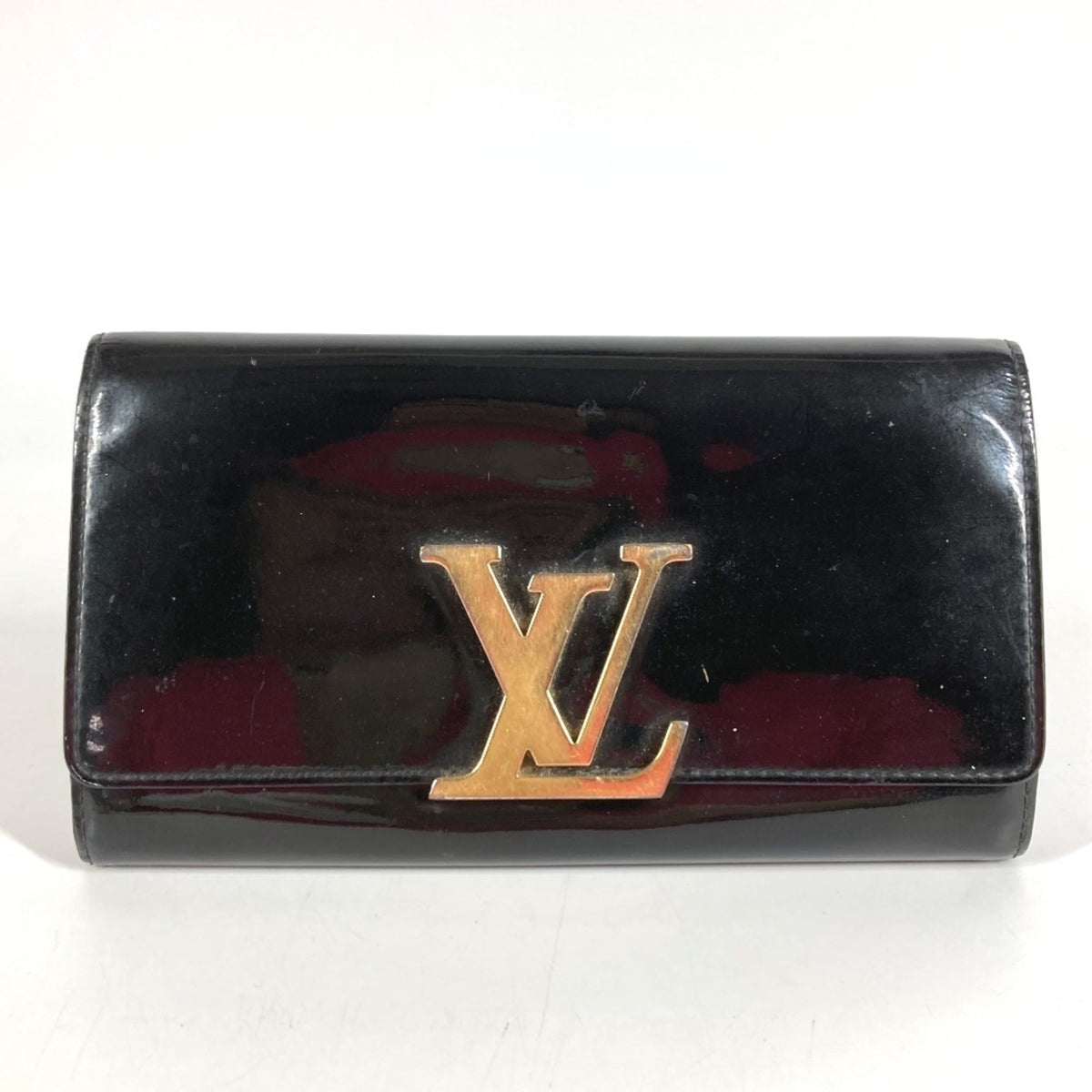 Louise Wallet Patent Long