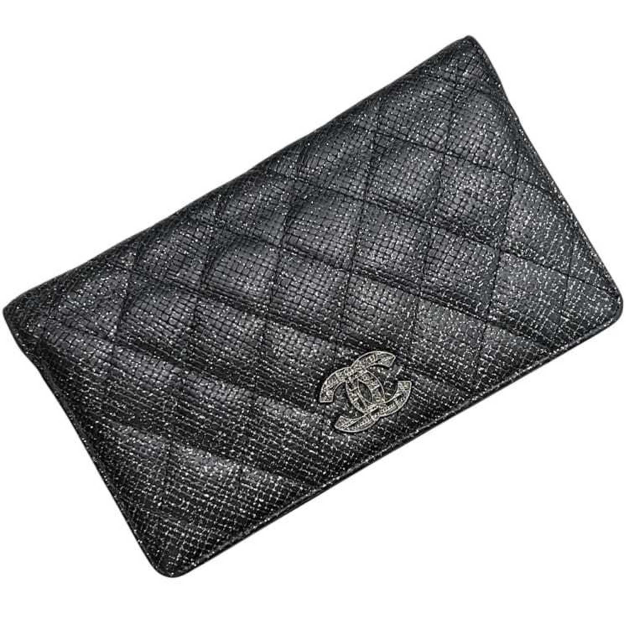 L-Yen Wallet Quilted Caviar