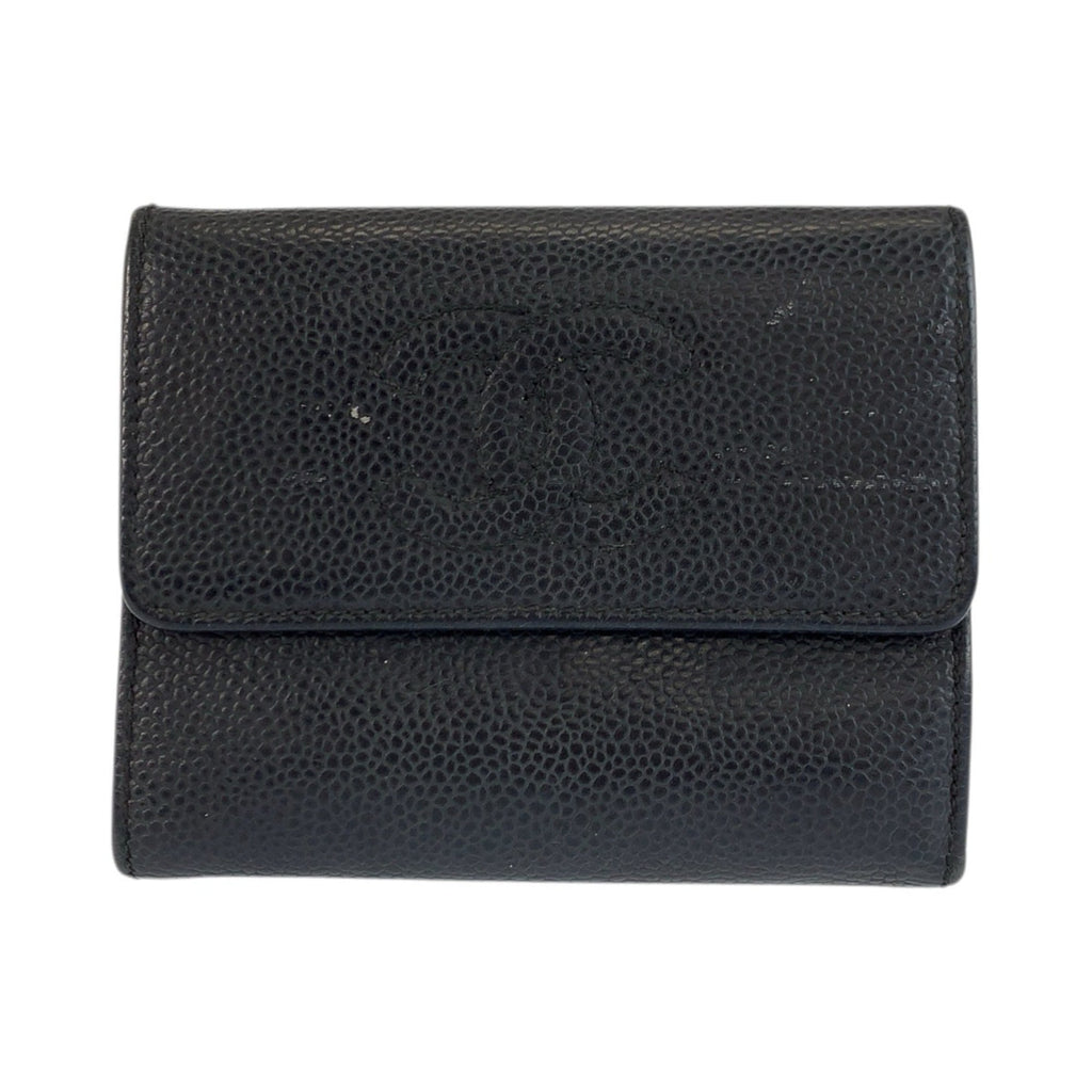 CC Compact Wallet Caviar