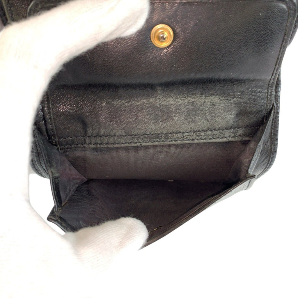 CC Compact Wallet Caviar