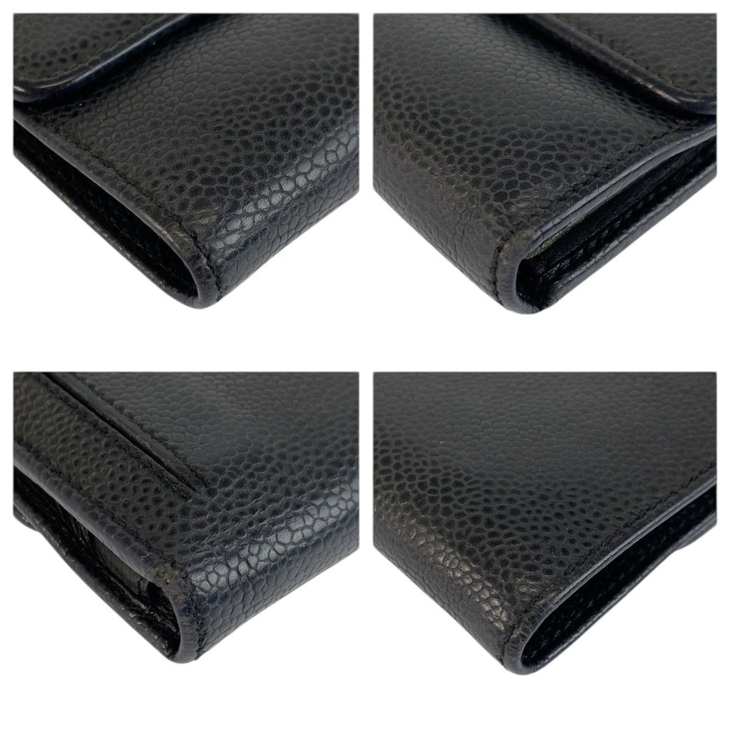 CC Compact Wallet Caviar