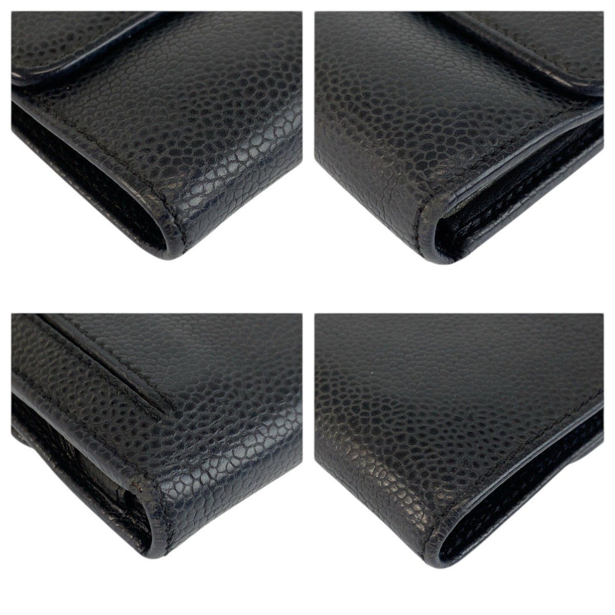 CC Compact Wallet Caviar