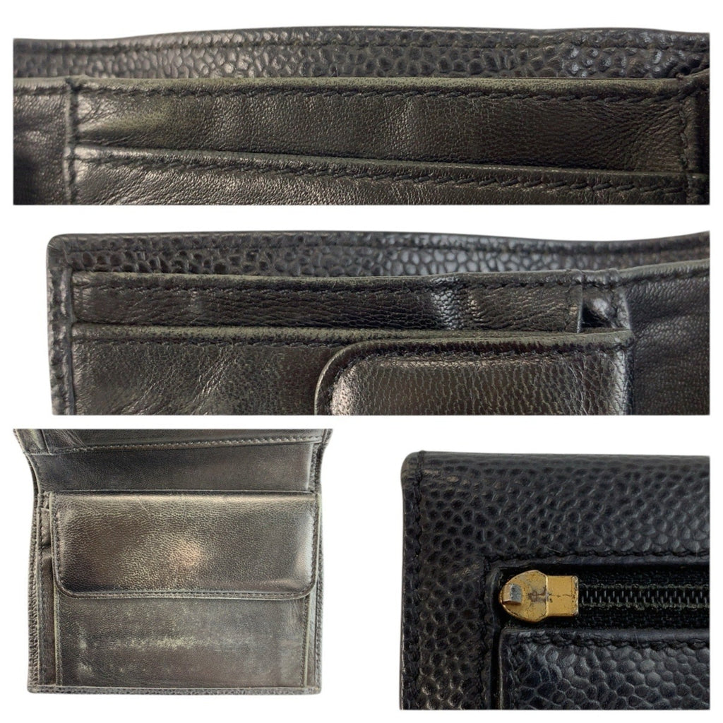 CC Compact Wallet Caviar
