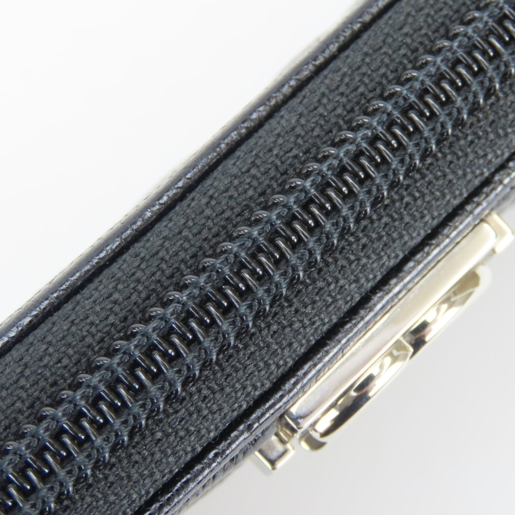 Boy Zip Around Wallet Quilted Caviar Long