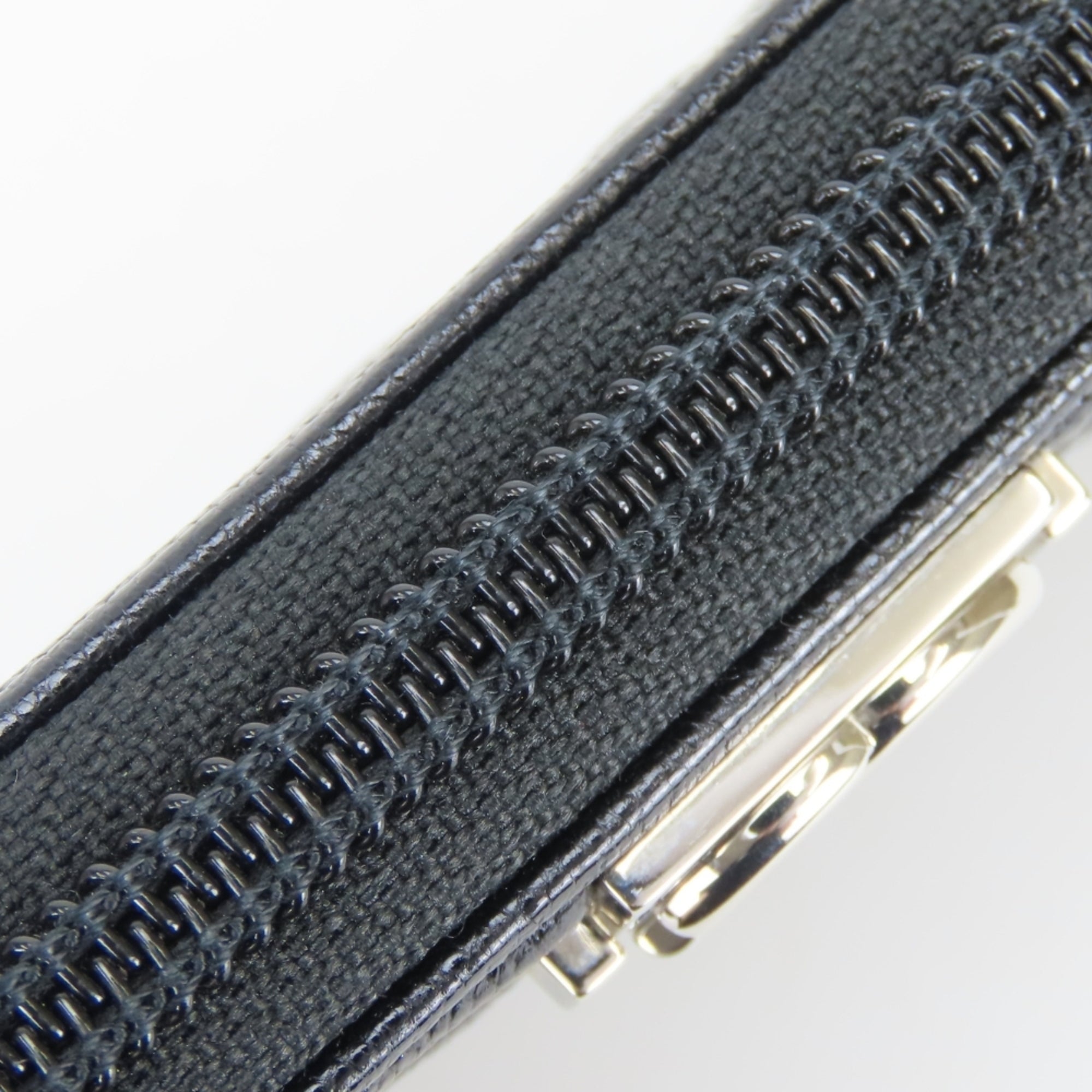 Boy Zip Around Wallet Quilted Caviar Long