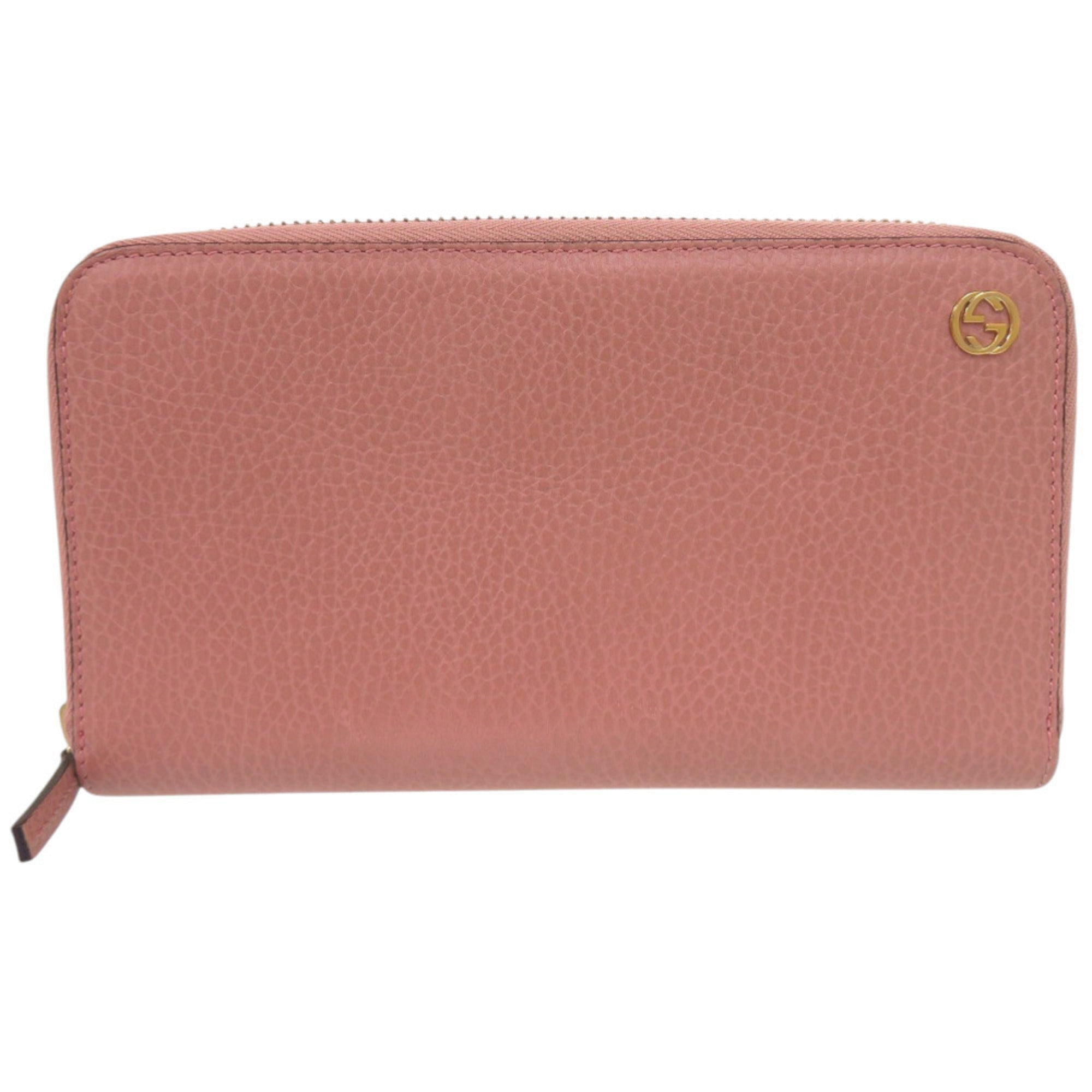 GG Marmont Zip Around Wallet Leather