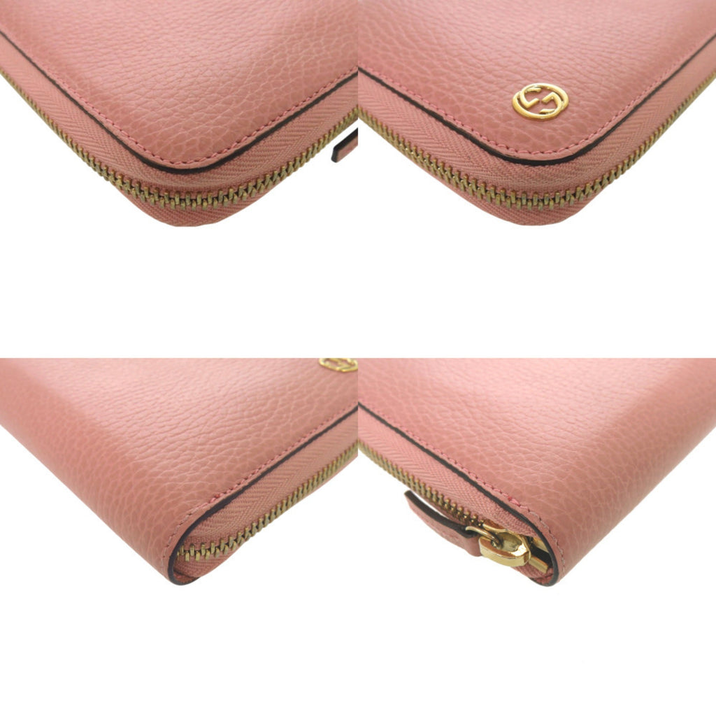 GG Marmont Zip Around Wallet Leather