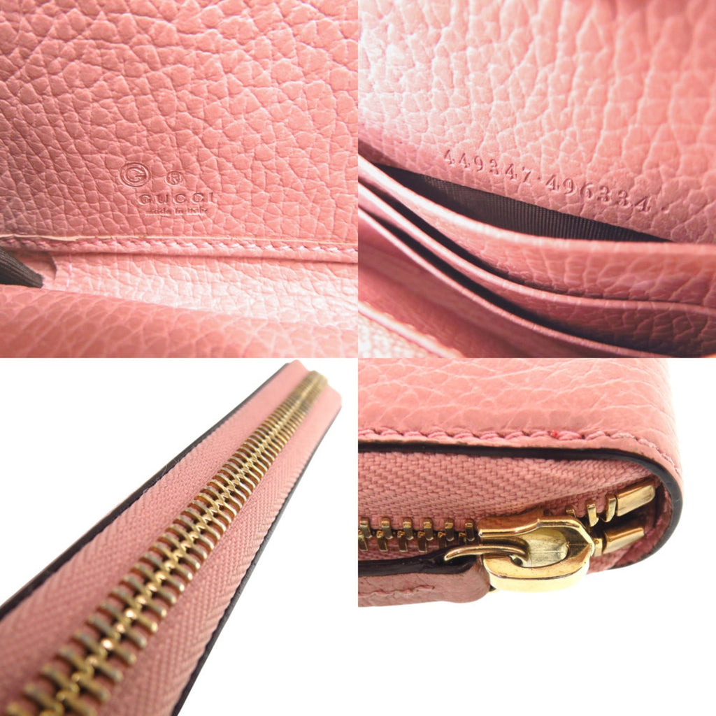 GG Marmont Zip Around Wallet Leather