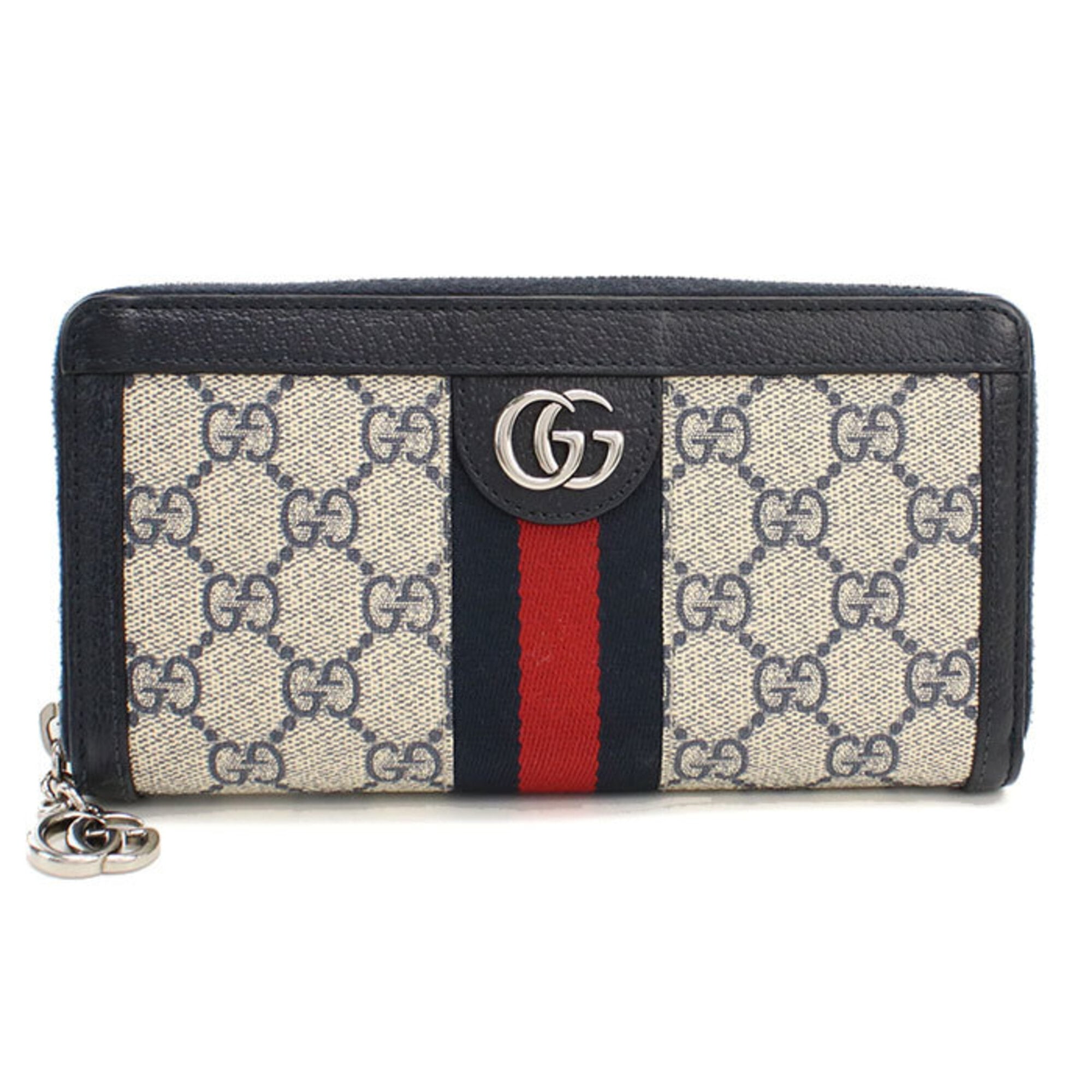 Ophidia Zip Around Wallet GG Coated Canvas