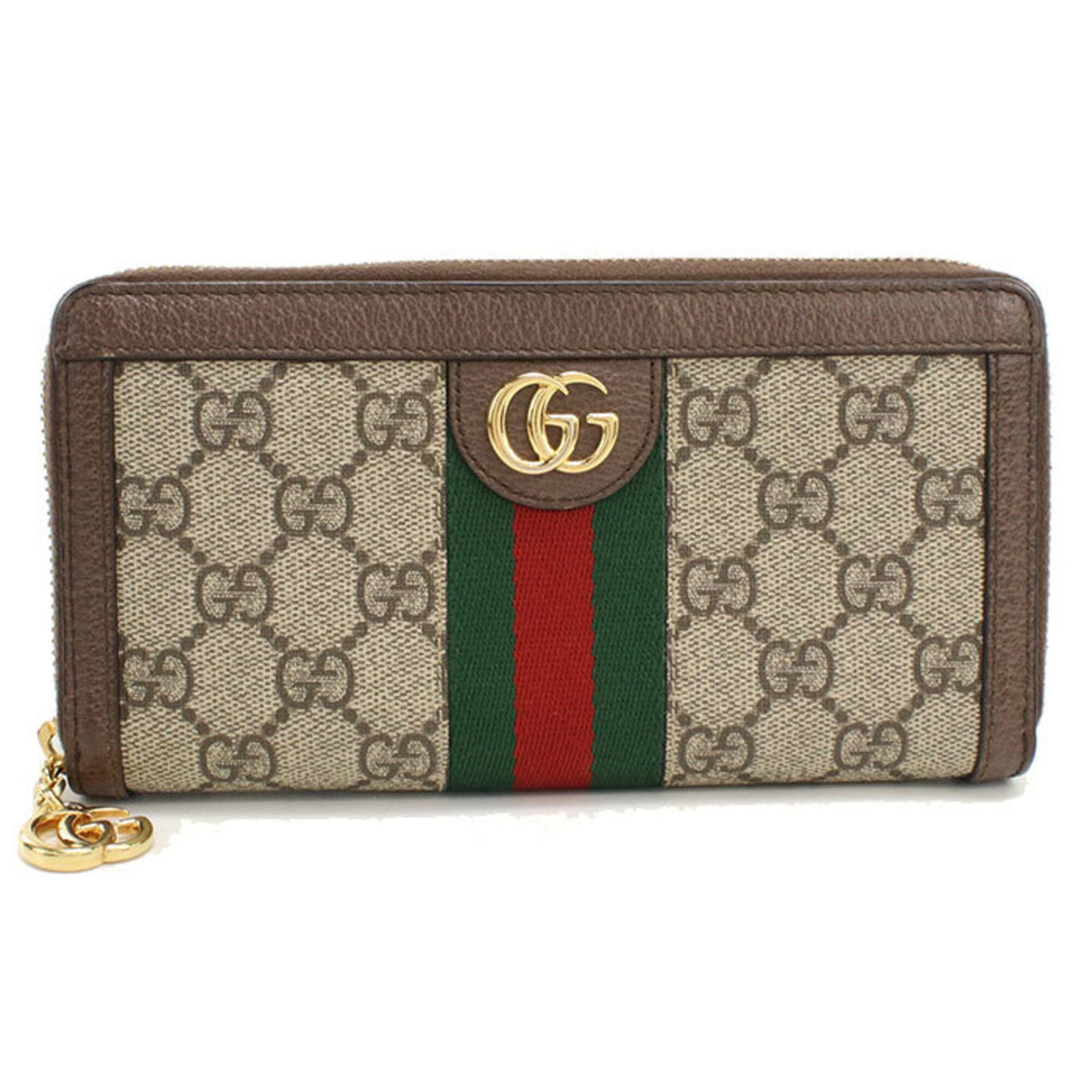 Ophidia Zip Around Wallet GG Coated Canvas