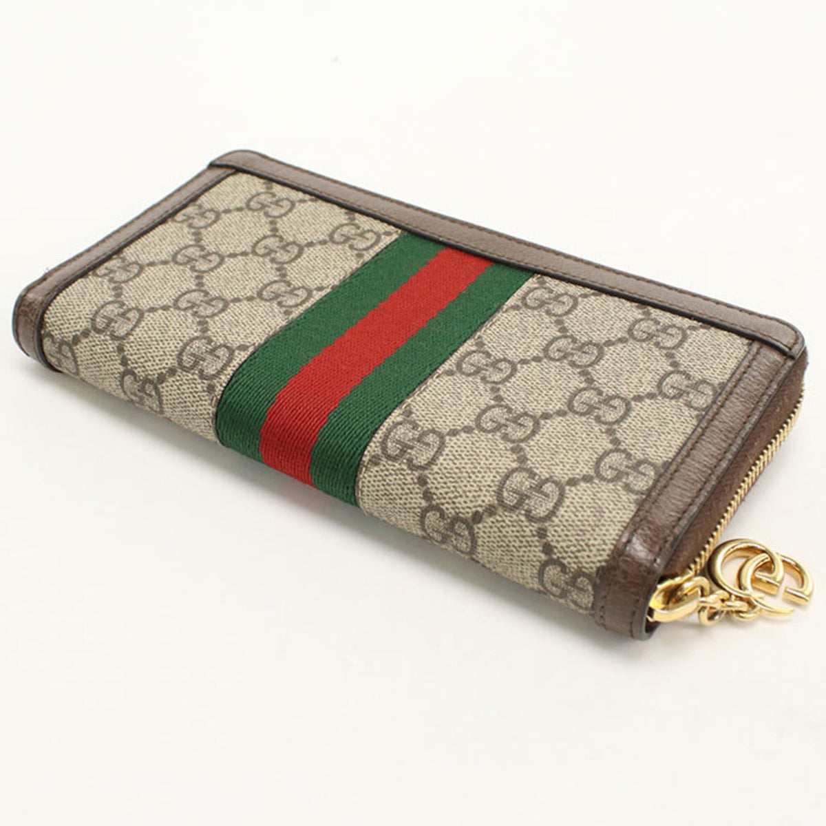 Ophidia Zip Around Wallet GG Coated Canvas