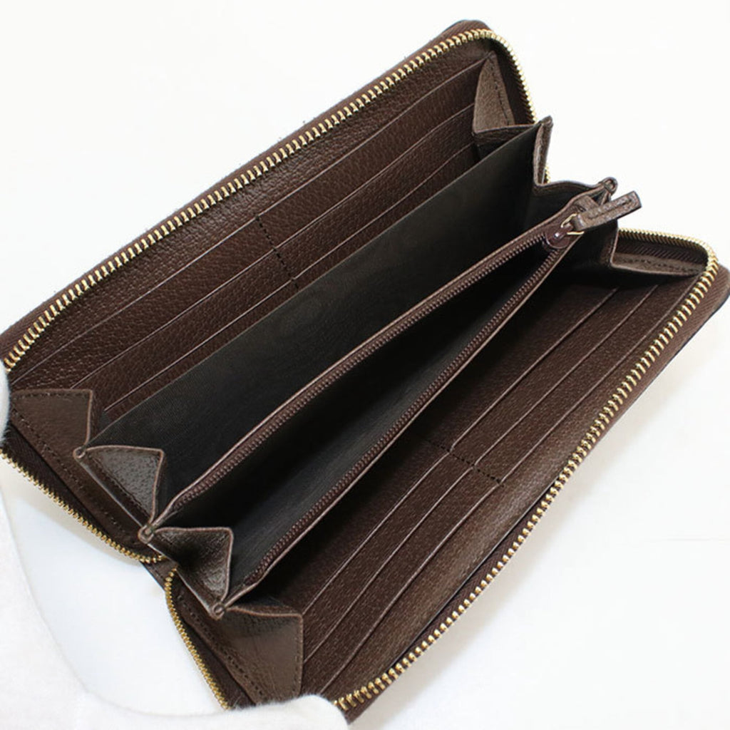 Ophidia Zip Around Wallet GG Coated Canvas