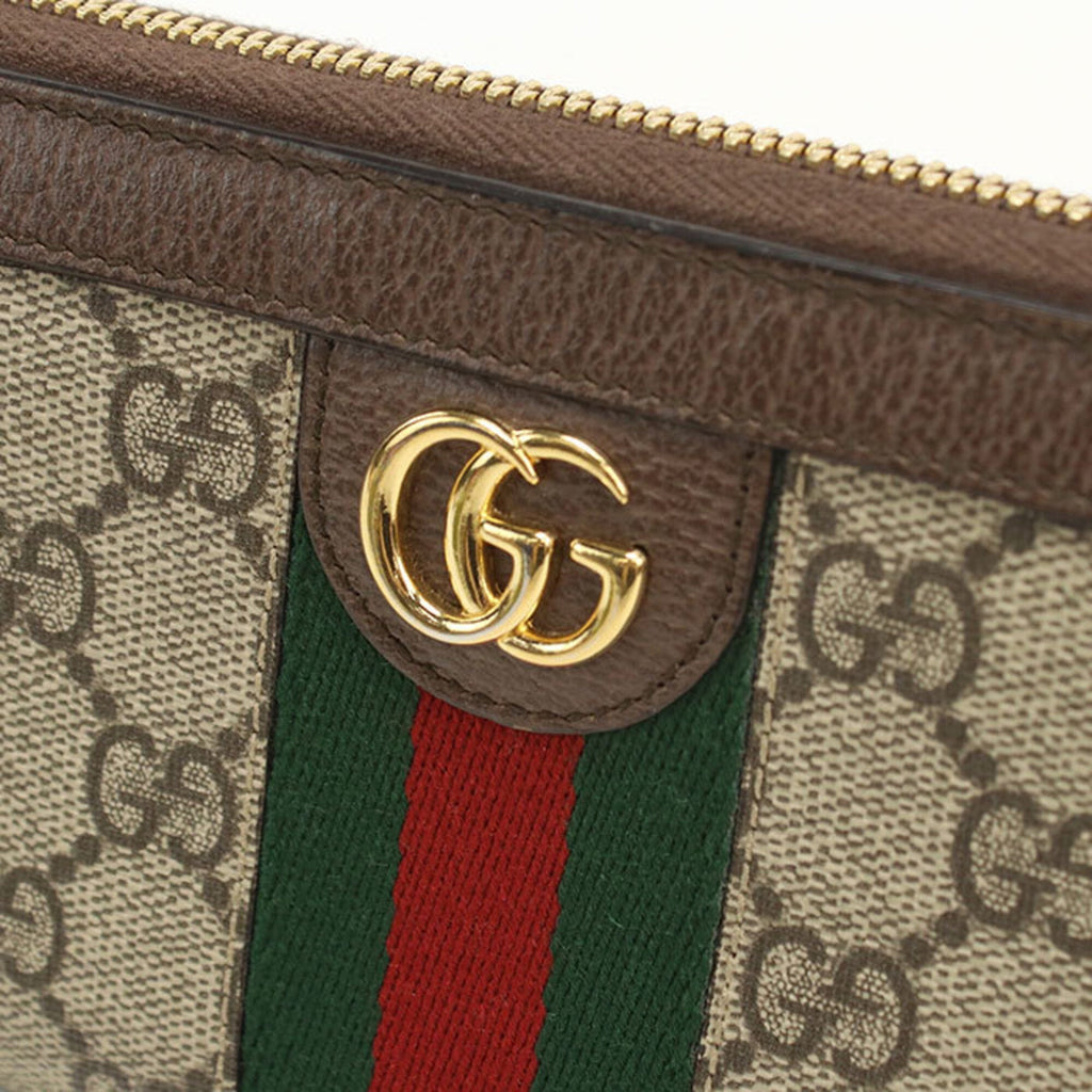Ophidia Zip Around Wallet GG Coated Canvas