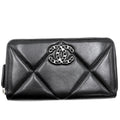 19 Zip Around Wallet Quilted Lambskin Long
