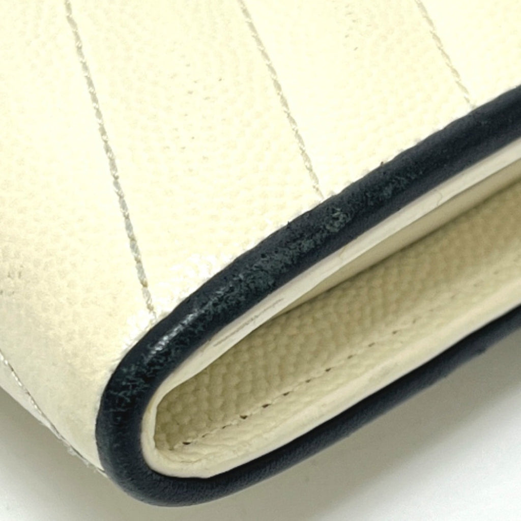 Classic Monogram Flap Wallet Matelasse Chevron Leather Large