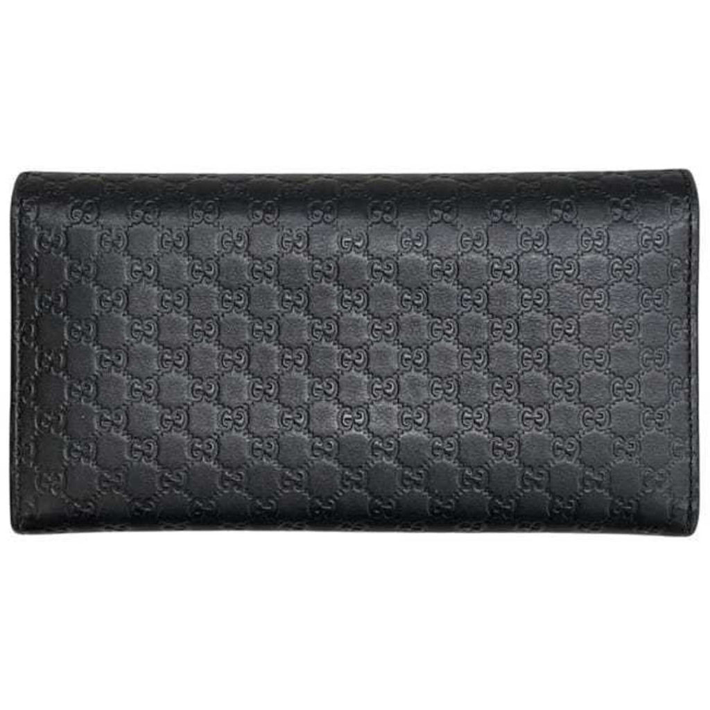 Bow Continental Wallet Guccissima Leather