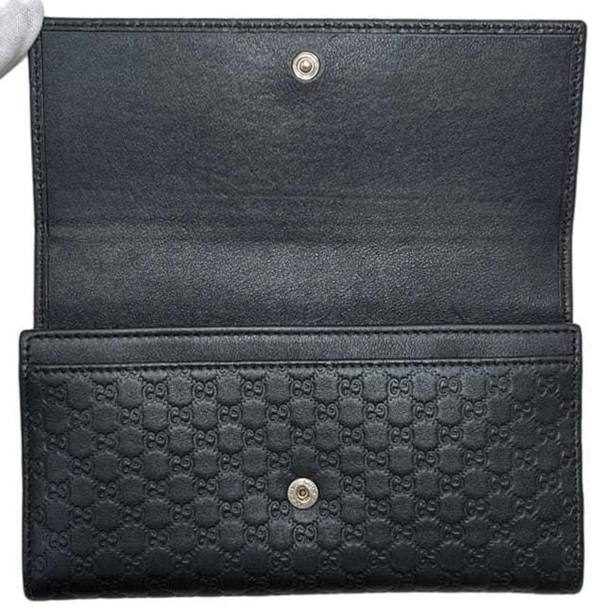 Bow Continental Wallet Guccissima Leather