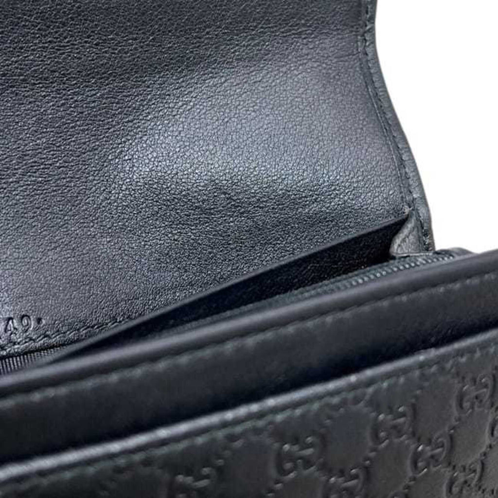 Bow Continental Wallet Guccissima Leather