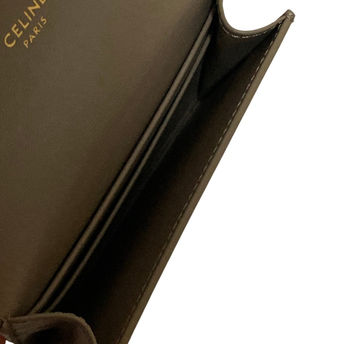 Triomphe Card Case Leather