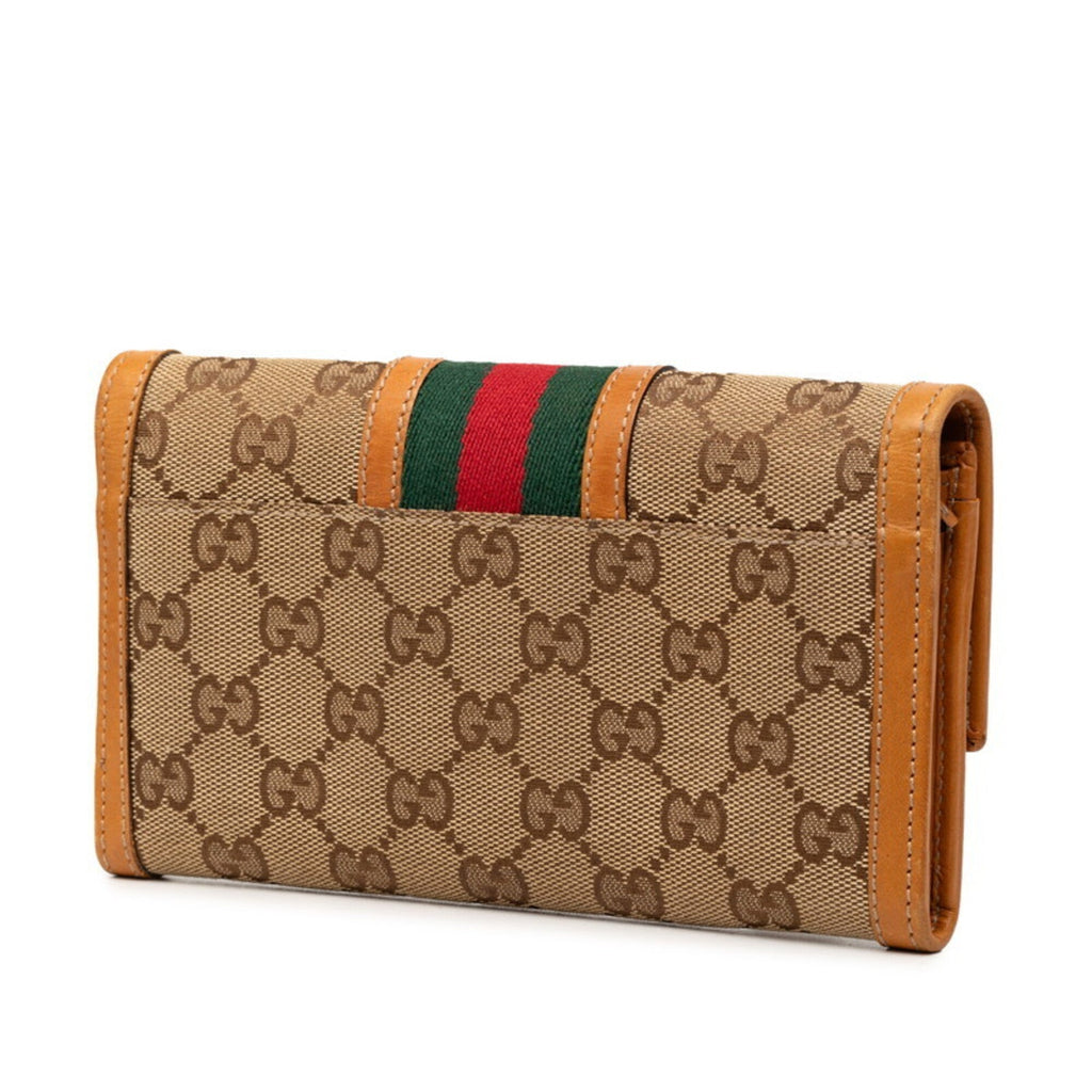 Ophidia Continental Wallet GG Coated Canvas
