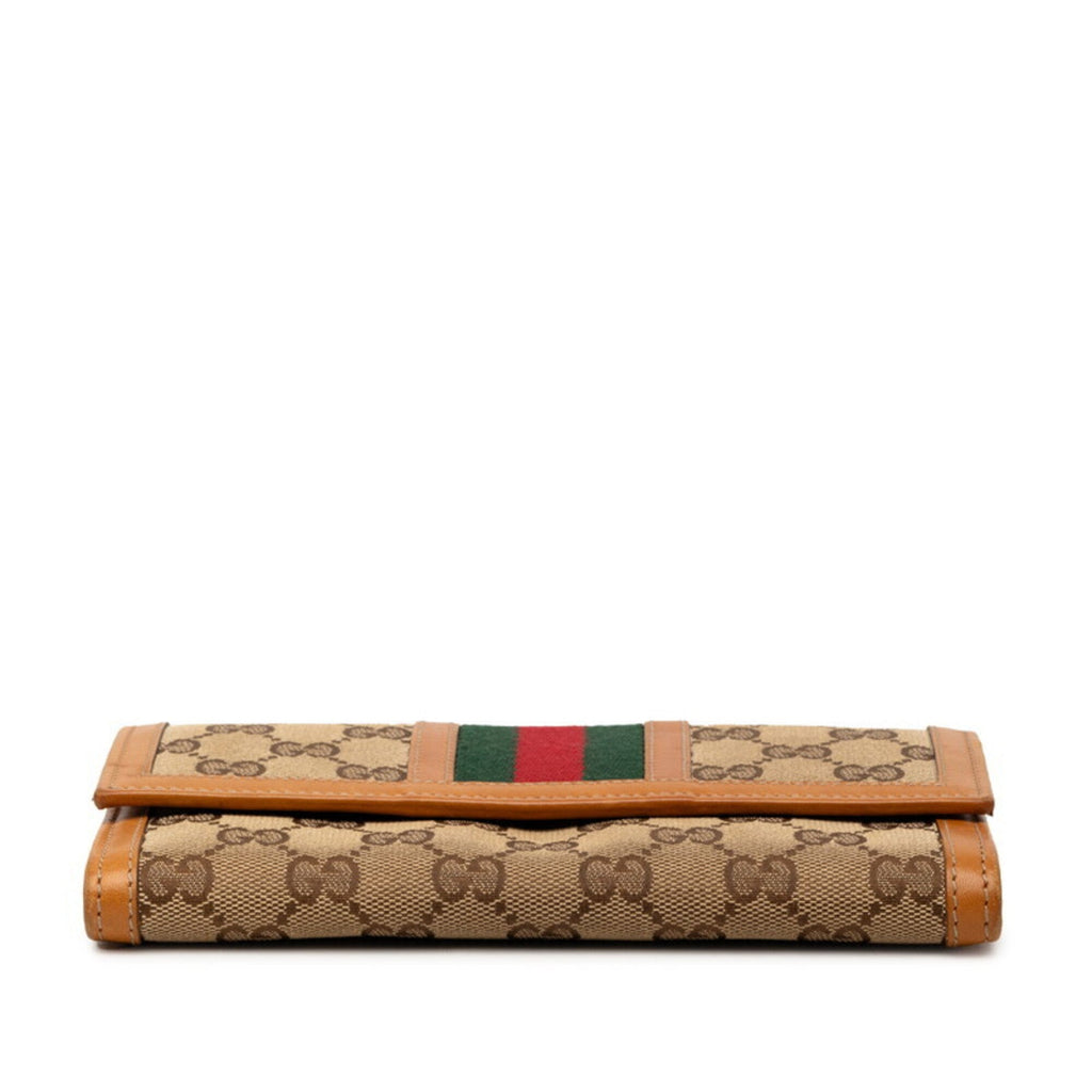 Ophidia Continental Wallet GG Coated Canvas