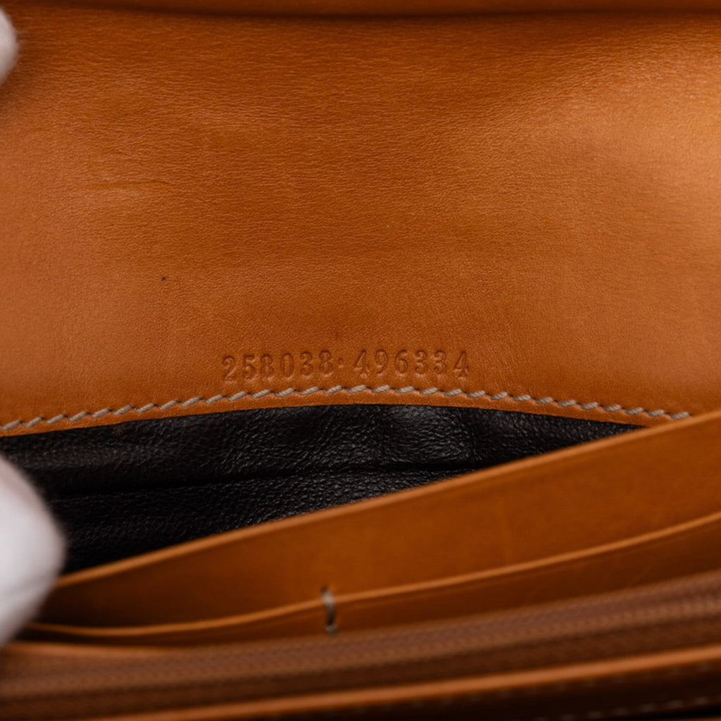 Ophidia Continental Wallet GG Coated Canvas
