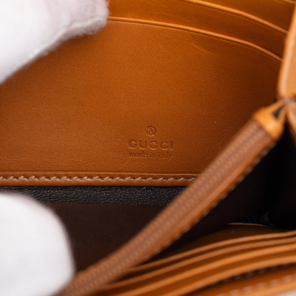 Ophidia Continental Wallet GG Coated Canvas