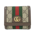 Ophidia French Flap Wallet GG Coated Canvas Compact