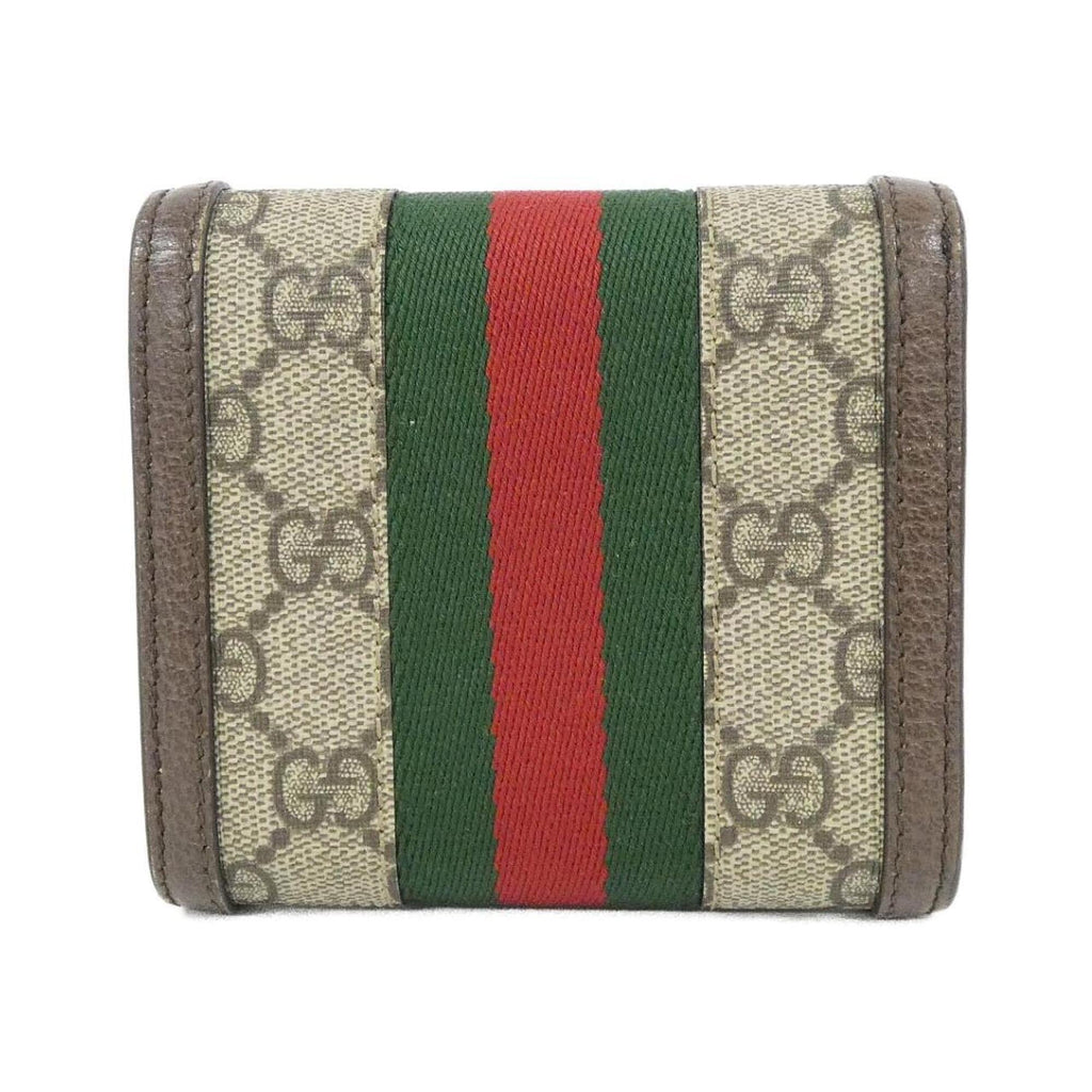 Ophidia French Flap Wallet GG Coated Canvas Compact