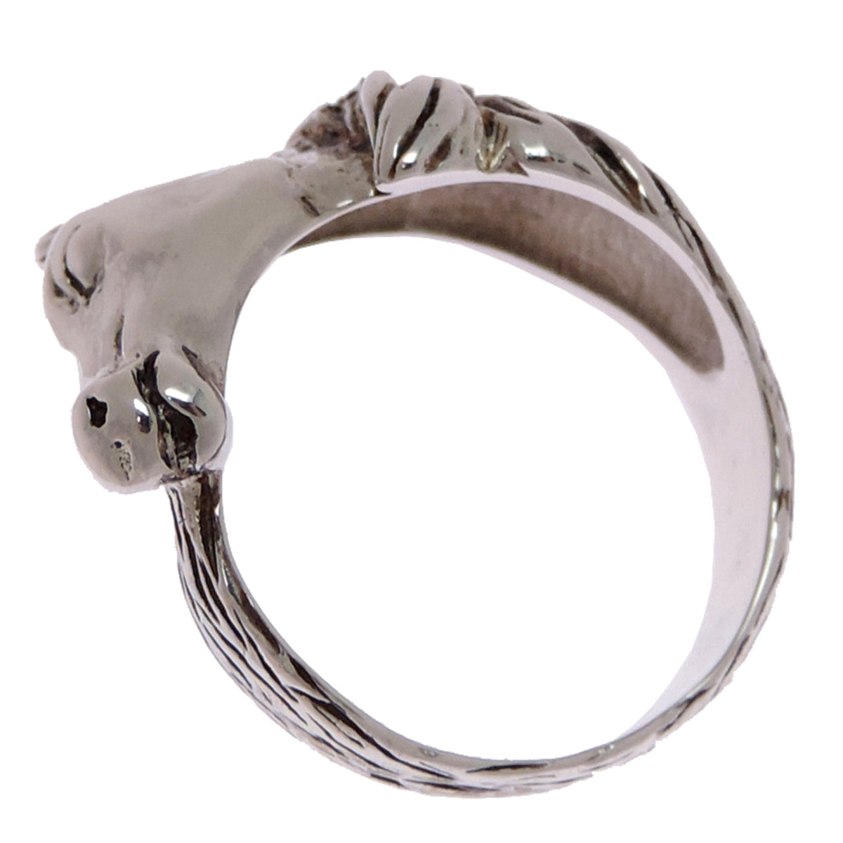 Cheval Horse Band Ring Sterling Silver