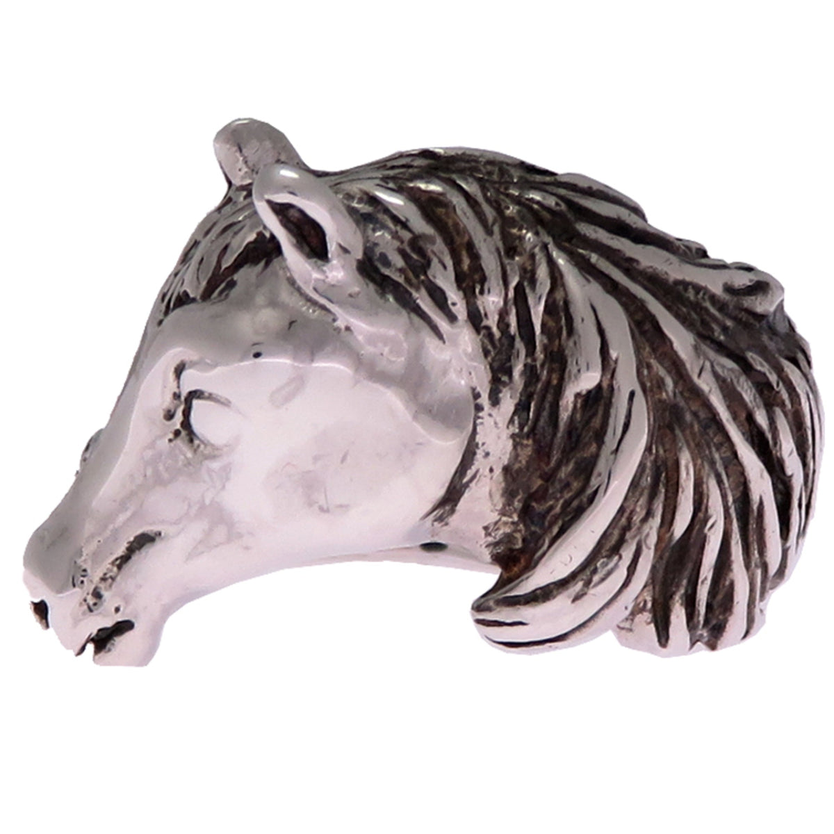 Cheval Horse Band Ring Sterling Silver
