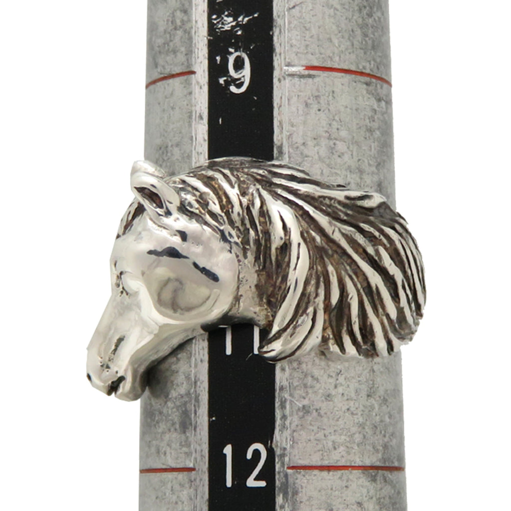 Cheval Horse Band Ring Sterling Silver