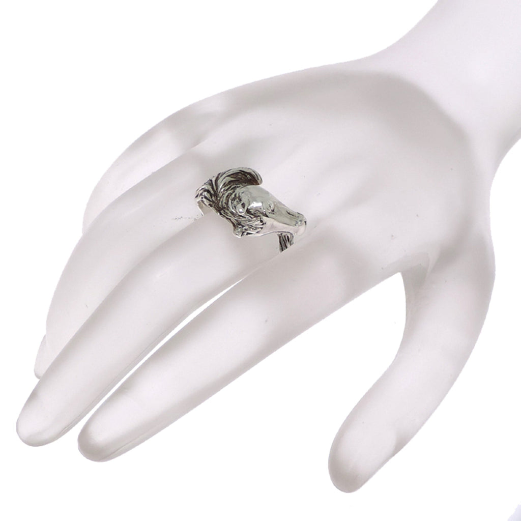 Cheval Horse Band Ring Sterling Silver