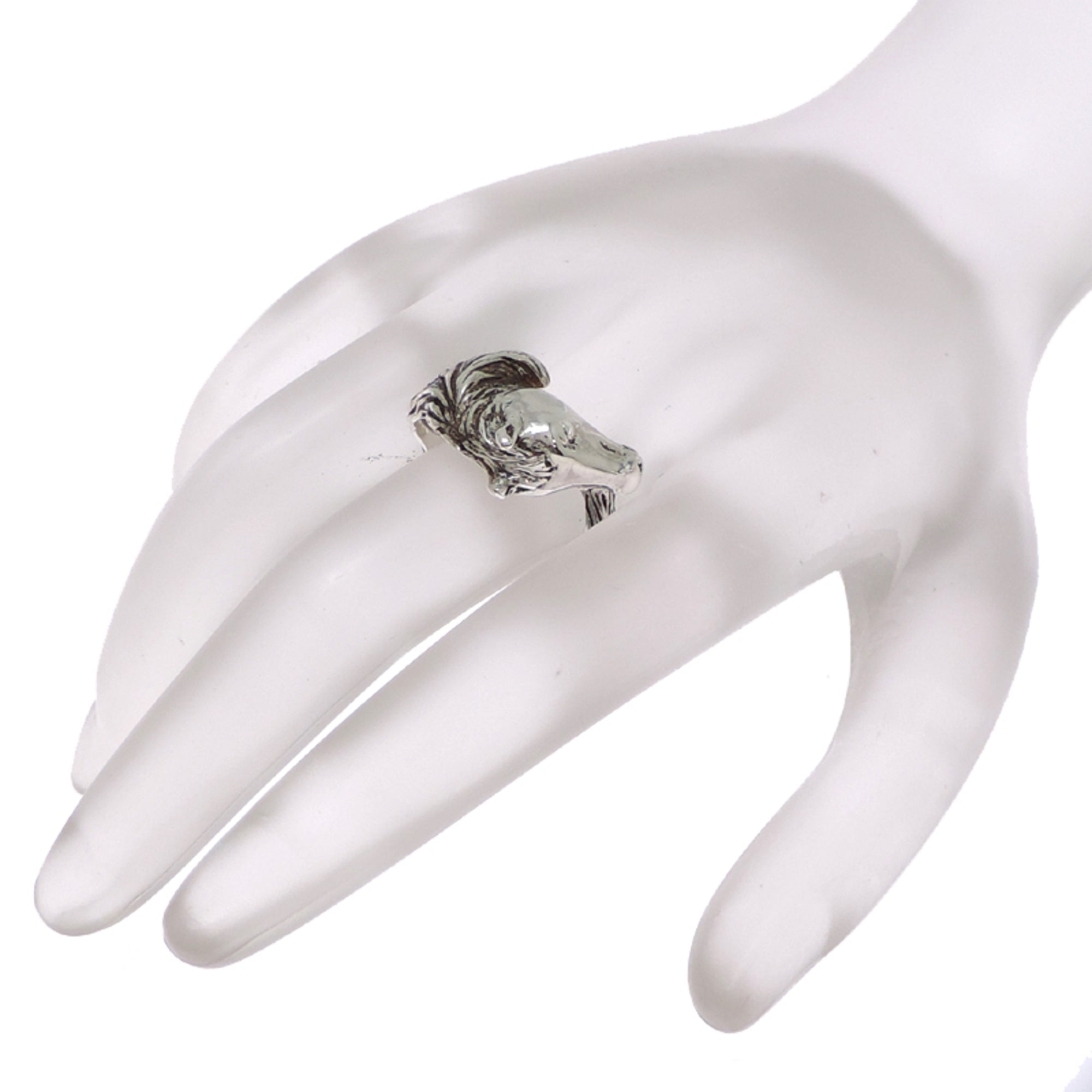 Cheval Horse Band Ring Sterling Silver
