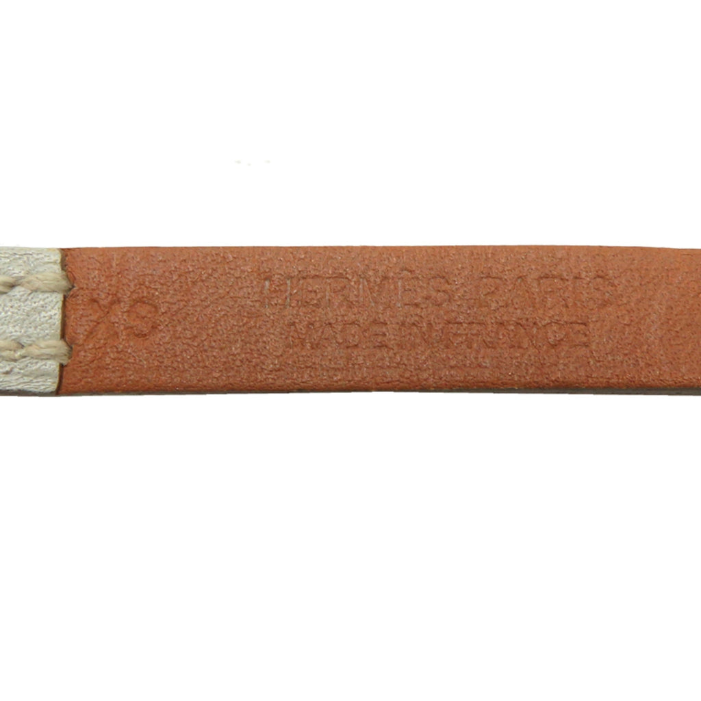 Bracelet Leather and Metal Gray