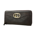 Web Zip Around Wallet Guccissima Leather