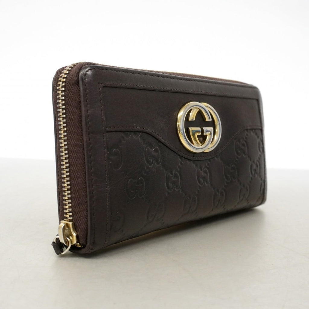 Web Zip Around Wallet Guccissima Leather