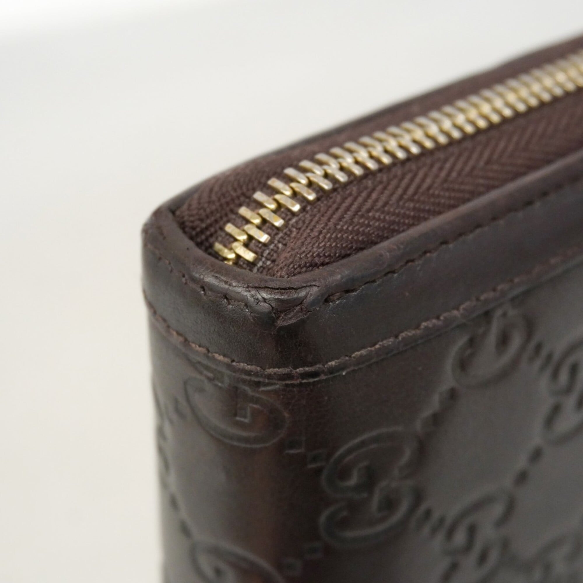 Web Zip Around Wallet Guccissima Leather
